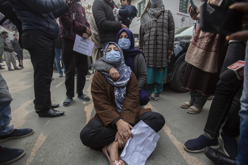 Families in occupied Kashmir seek bodies of two civilians killed in raid