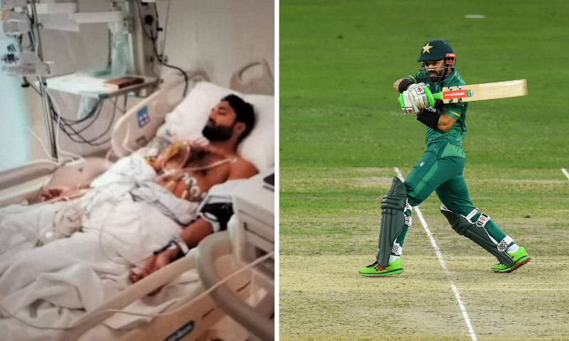 Pakistan 'warrior' Rizwan went from hospital to half-century