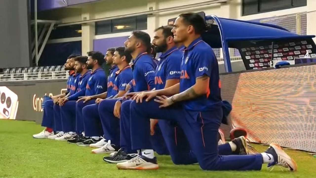 India taking the knee? really?
