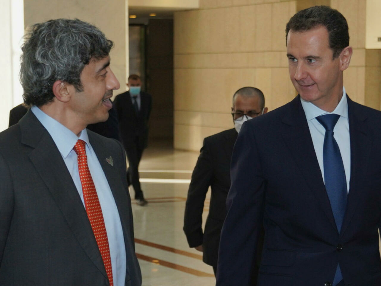 UAE foreign minister meets Syria’s Assad, US slams visit to ‘dictator’