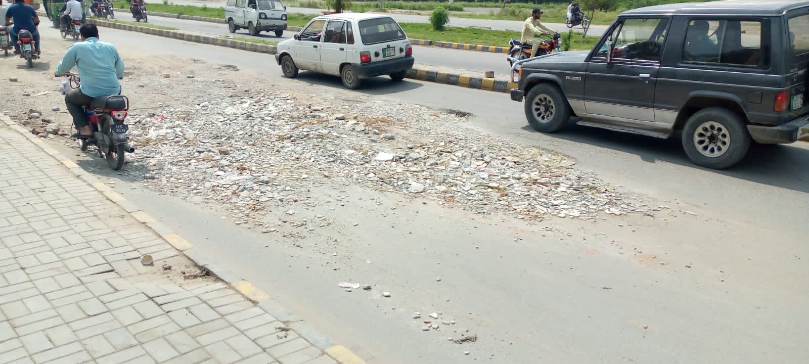Walton Road in abysmal condition