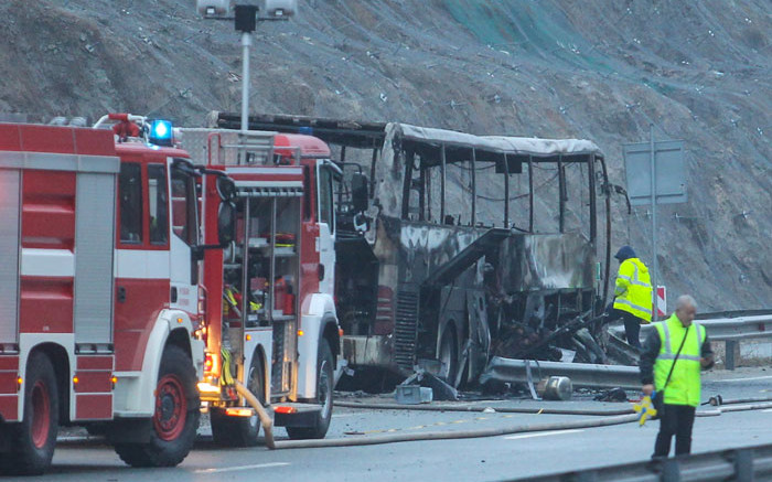 At least 45 people killed in bus blaze in Bulgaria