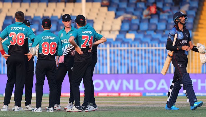 T20 World Cup: New Zealand boost semi-final hopes with Namibia win