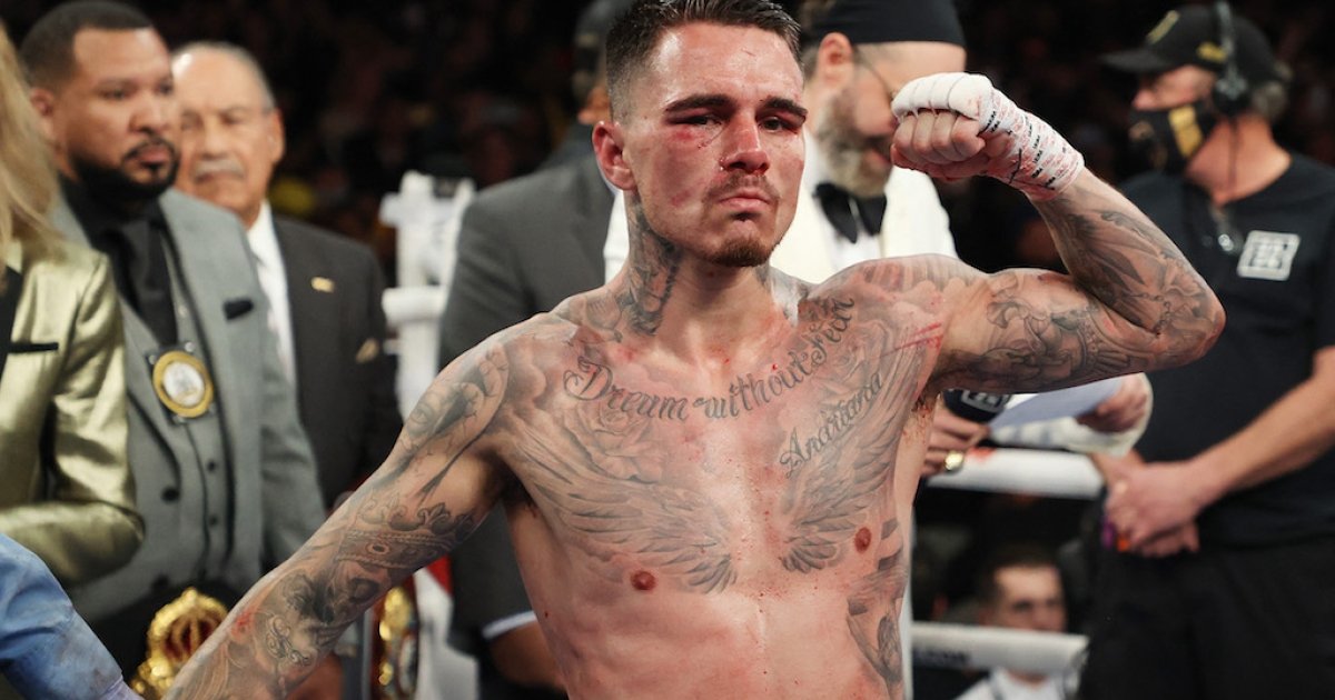 Aussie Kambosos stuns Lopez to become unified lightweight champ