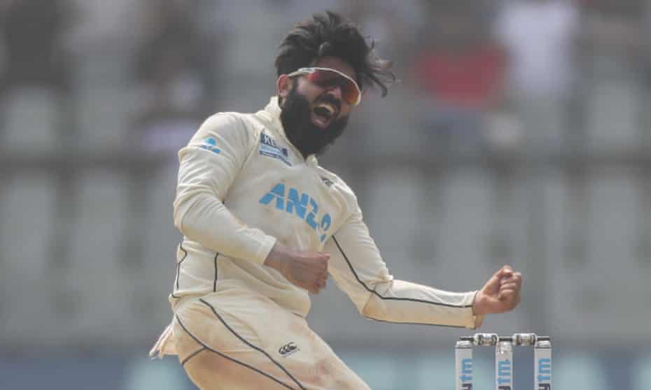 Ajaz claims record 10 wickets in an innings in India Test