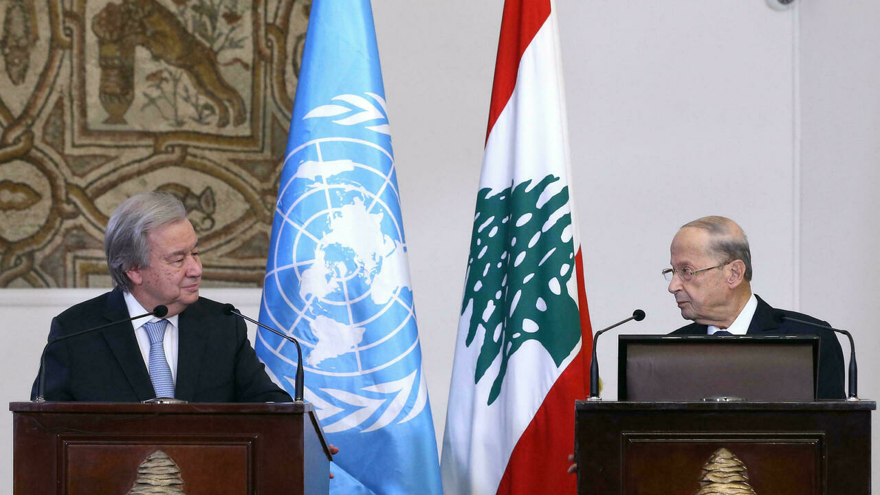 UN’s Guterres blames Lebanon leaders for ‘paralysing’ country in visit