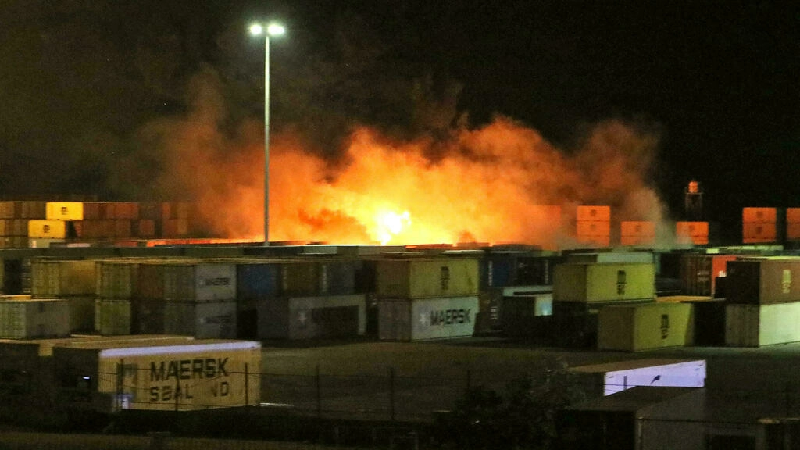 Israel airstrike targets 'Iran weapons' in Syria port