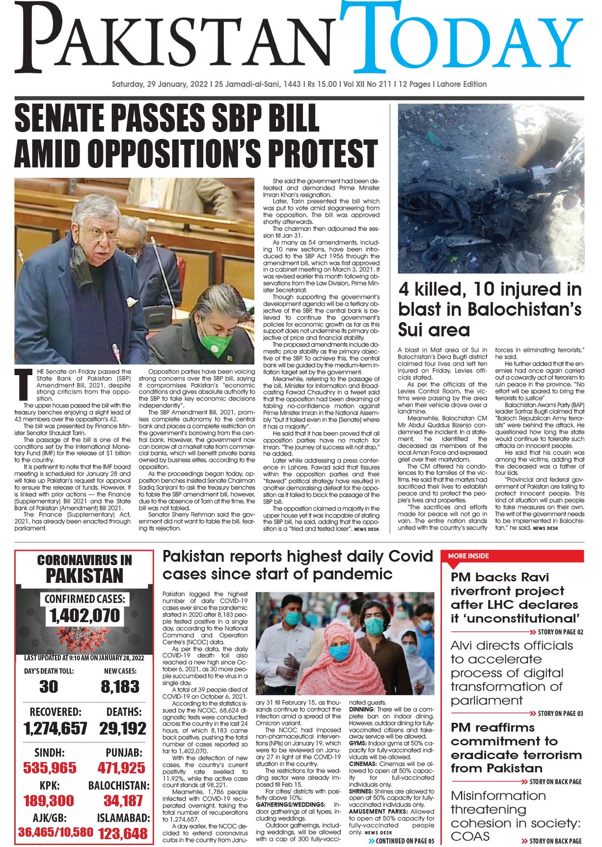 Epaper – January 29-2022 LHR