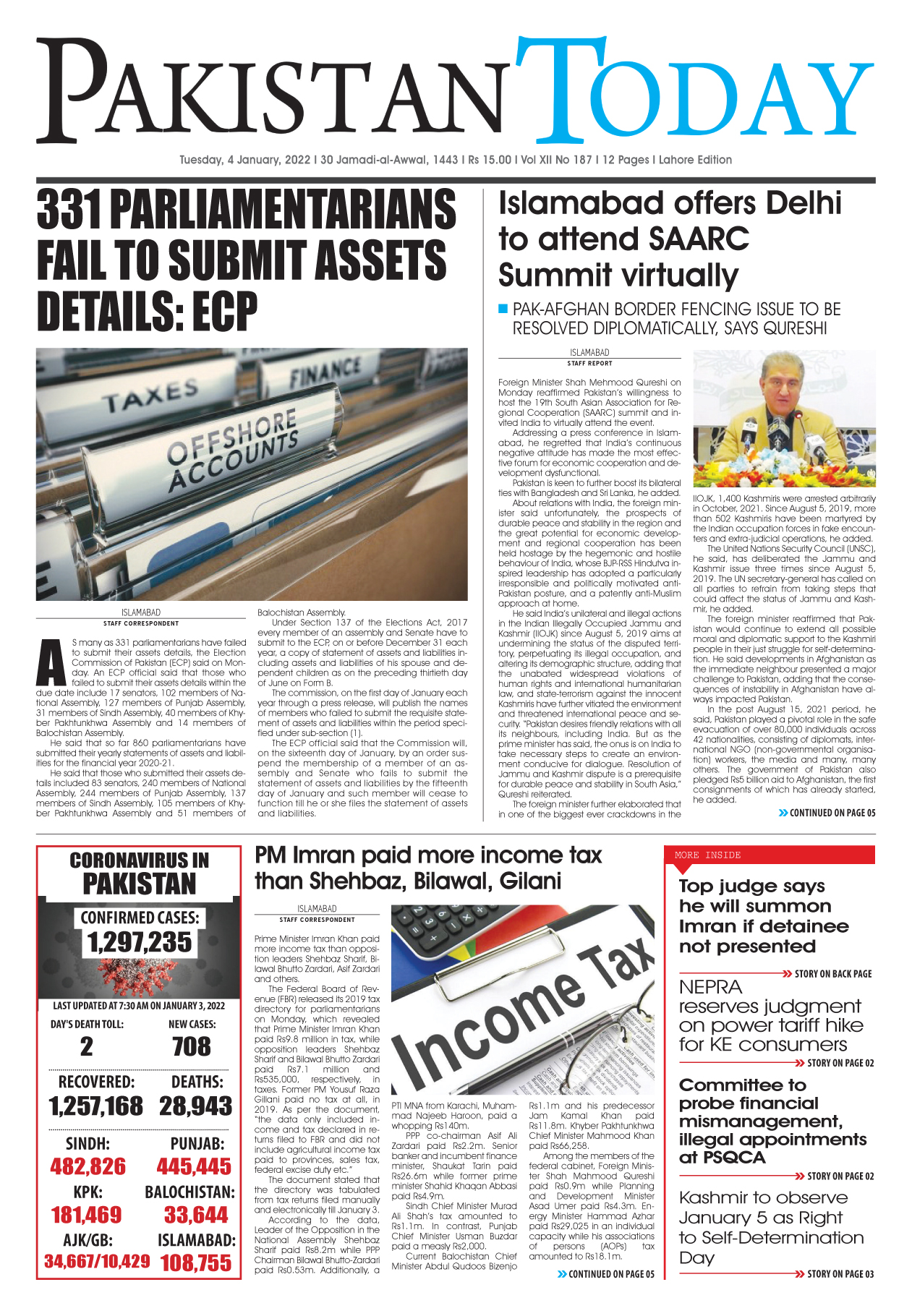 Epaper – January 4 LHR 2022