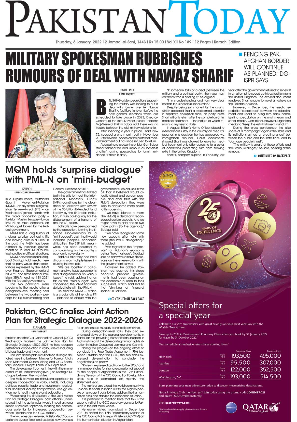 Epaper – January 6 KHI 2022