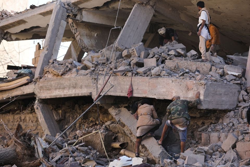 More than a dozen dead in coalition strikes on Yemen's Sanaa