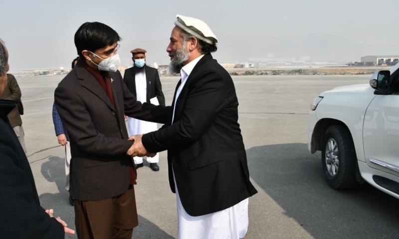 Afghan soil won't be used against Pakistan, Mullah Hanafi tells Moeed