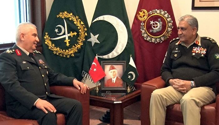 Pakistan, Turkey military officials discuss regional security, defense collaboration