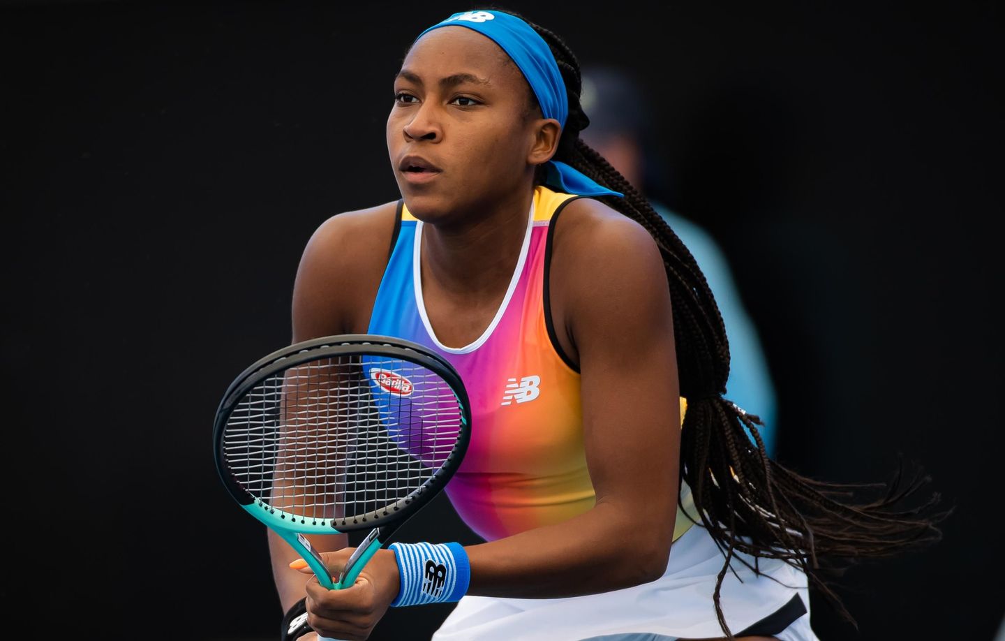 Gauff beats Kostyuk, five Americans in Adelaide quarters