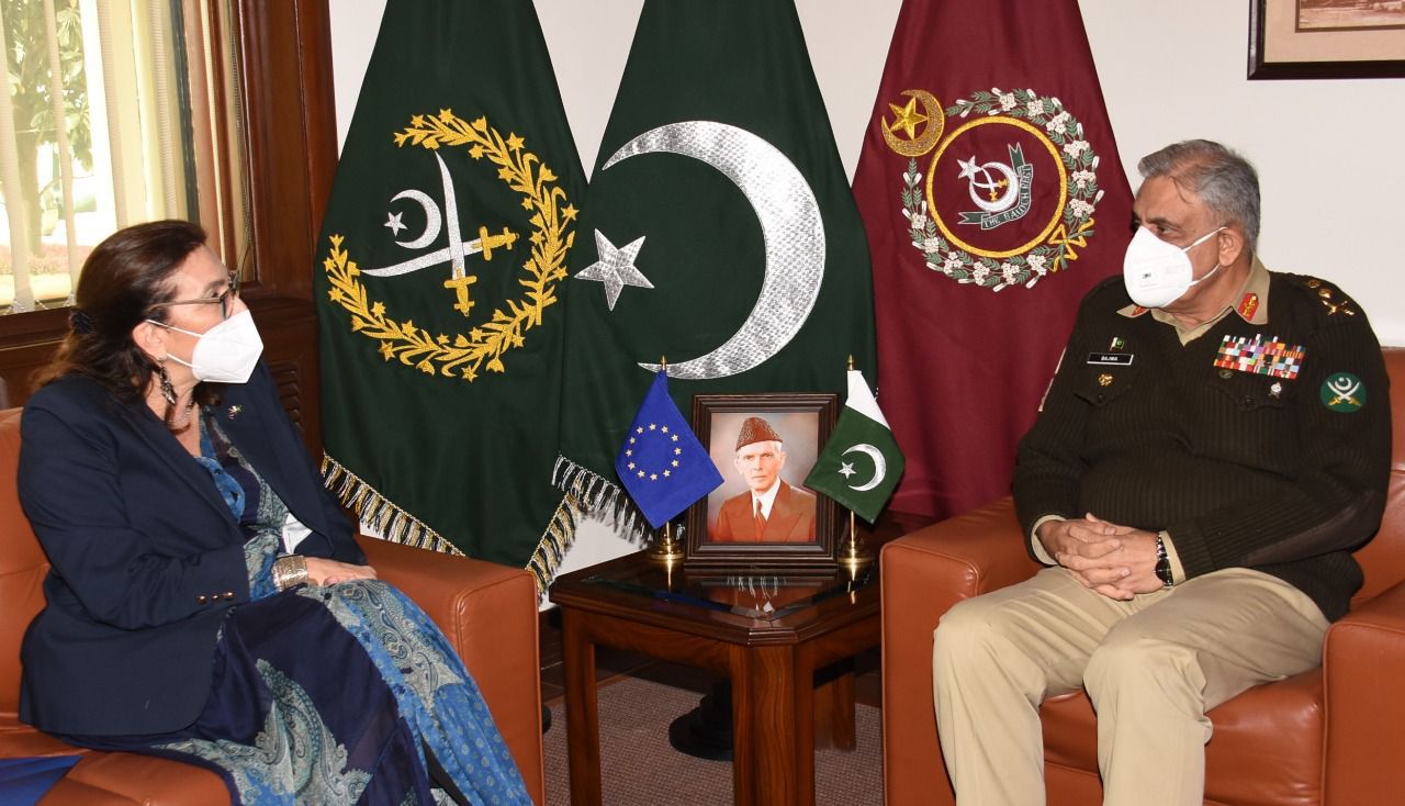 COAS Bajwa, EU Envoy discuss regional security situation