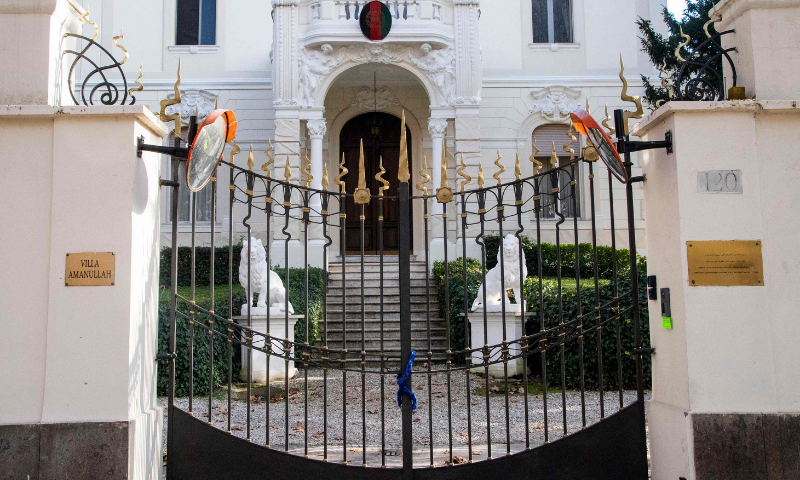 Diplomats scuffle at Afghan embassy in Rome