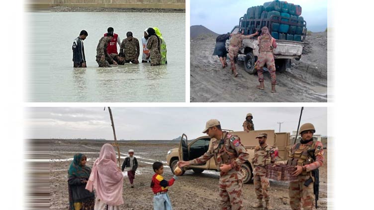 Military continues relief operation in flood-hit Gwadar