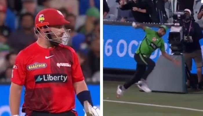 Haris Rauf garners praise after pulling off stunning catch in BBL