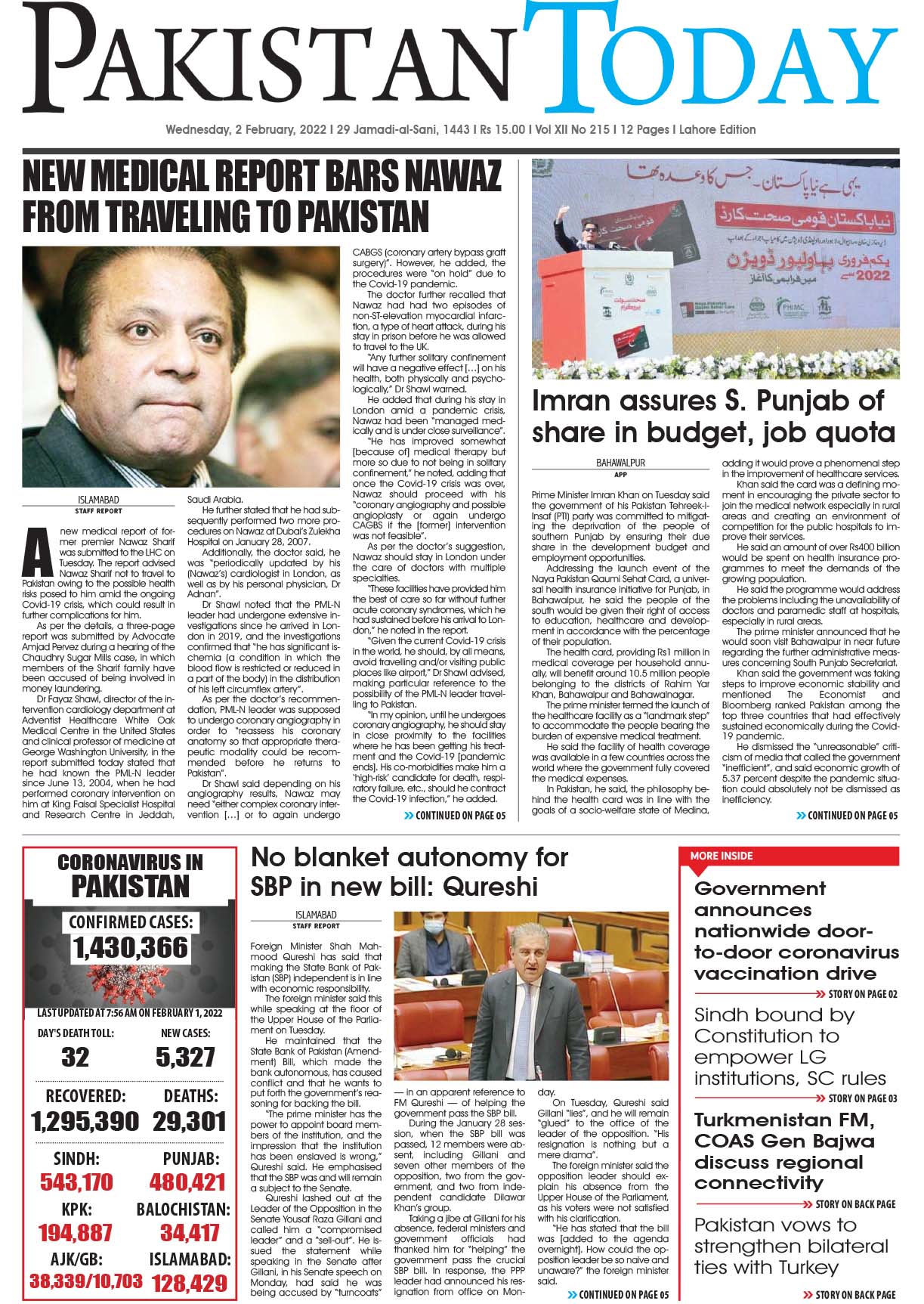 Epaper – February 02-2022 LHR