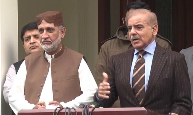 Shehbaz, Mengal discuss no-trust move against govt