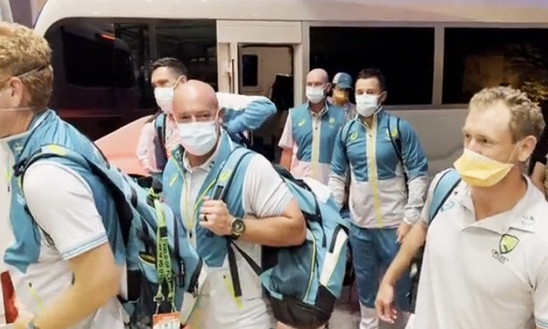 Australian cricket team arrive in Pakistan after 24 years amid tight security