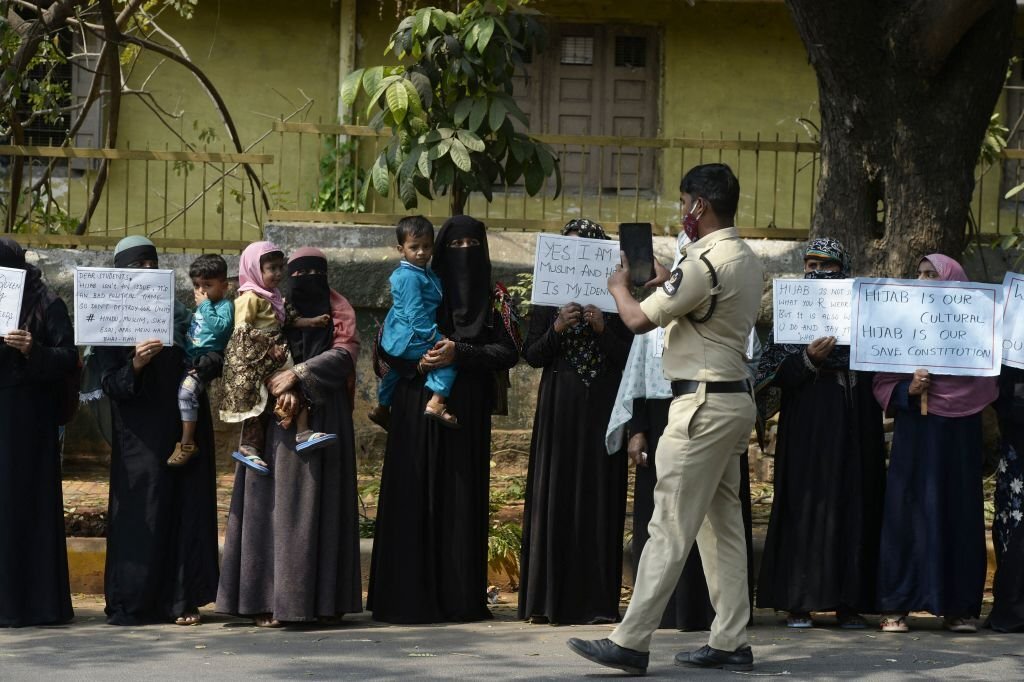 India's hijab dispute reaches its most populous state