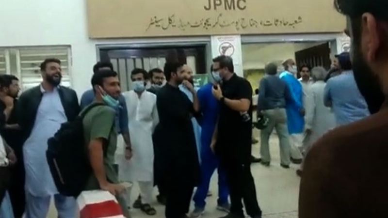 Doctors protest knife attack on JPMC colleagues