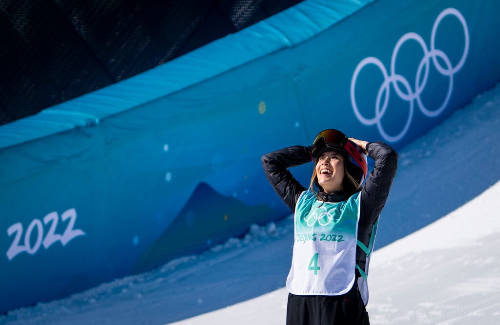 China's Eileen Gu claims her first gold with a trick she had never tried