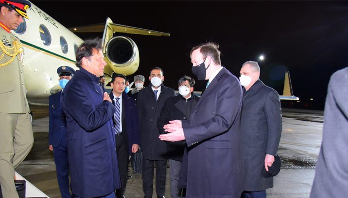 PM Imran lands in Moscow on historic two-day visit