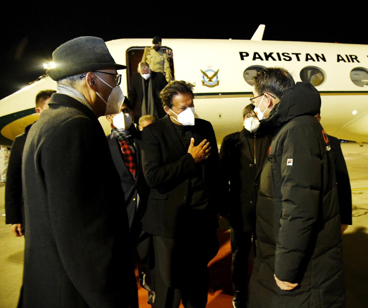 PM Khan given red-carpet reception in Beijing