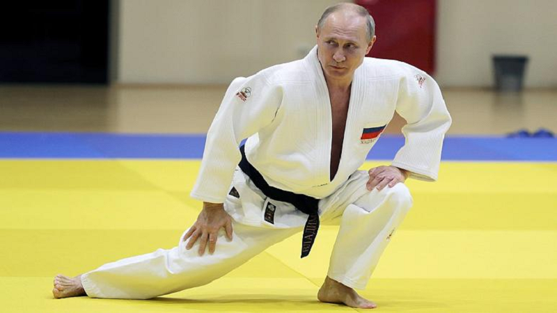 International Judo Federation suspends Putin as honorary president