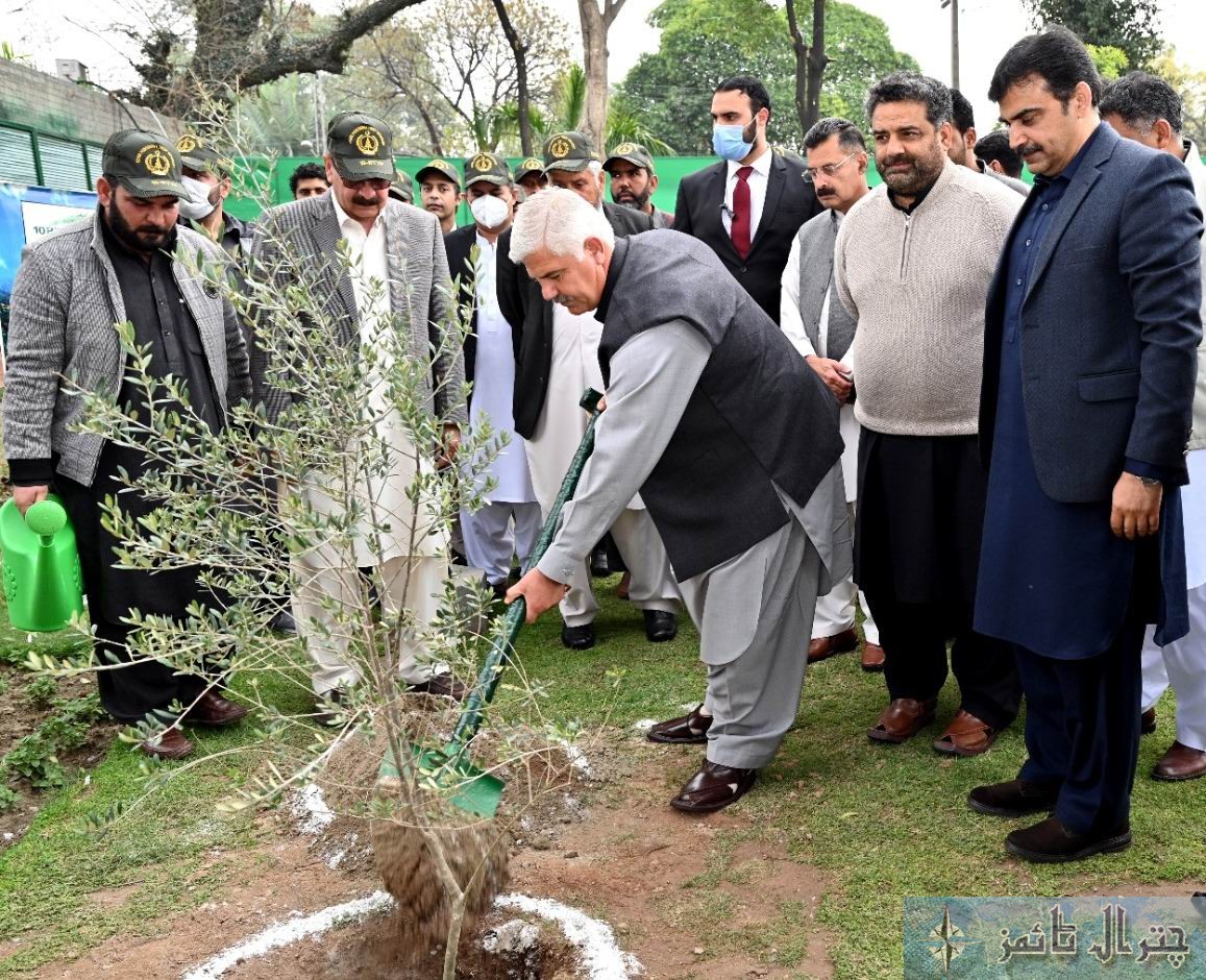 CM KP kicks off spring tree plantation drive