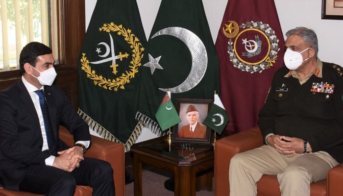 Turkmenistan FM, COAS Gen Bajwa discuss regional connectivity