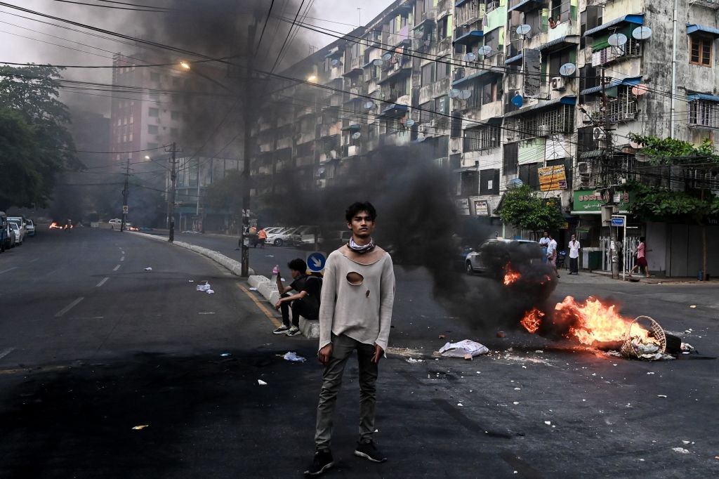 Activists launch ‘silent strike’ as Myanmar marks coup anniversary under fresh sanctions