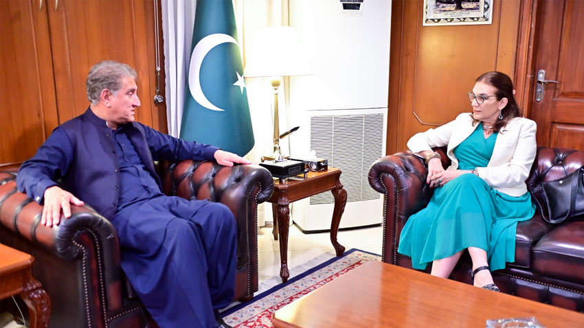 Top EU diplomat calls on Qureshi