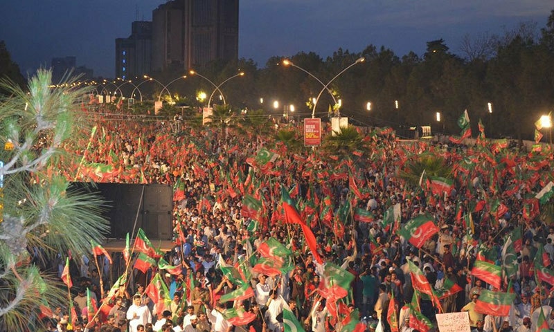 PTI changes venue of March 27 power show in Islamabad