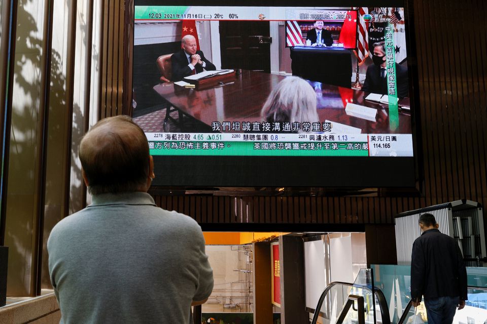 Biden and China's Xi hold two-hour call amid tension over Ukraine war