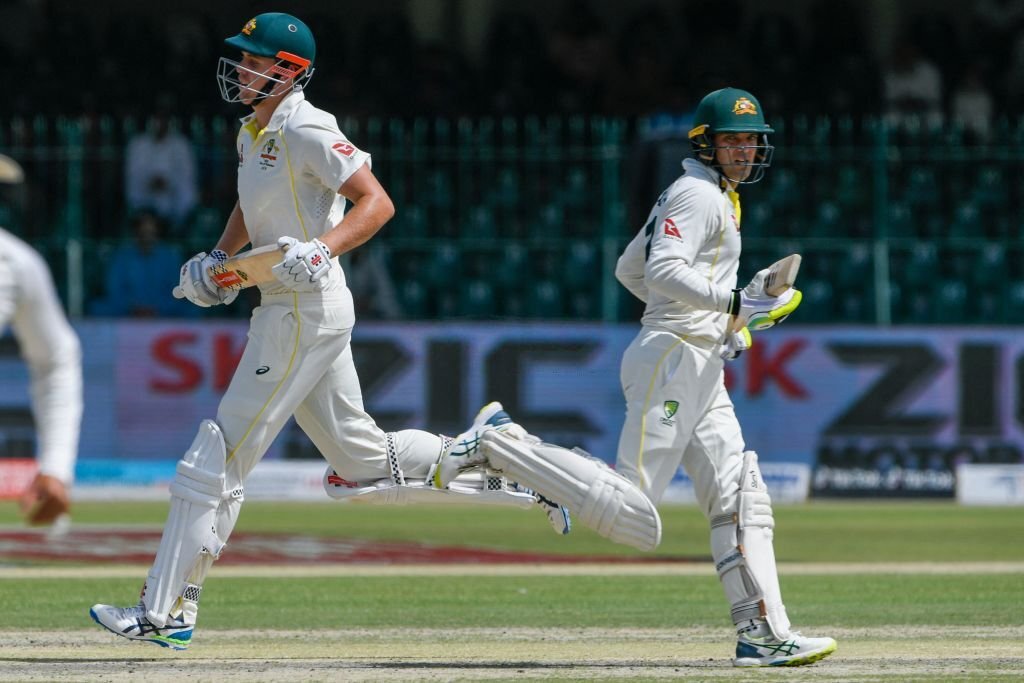 South Africa make inroads in second Test but Carey 50 keeps Australia on top