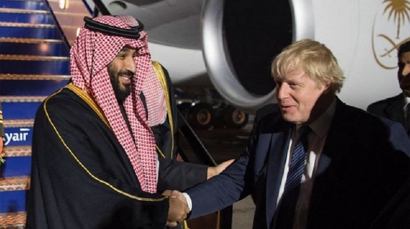 UK floats Johnson visit to Saudi Arabia as Russia sanctions bite