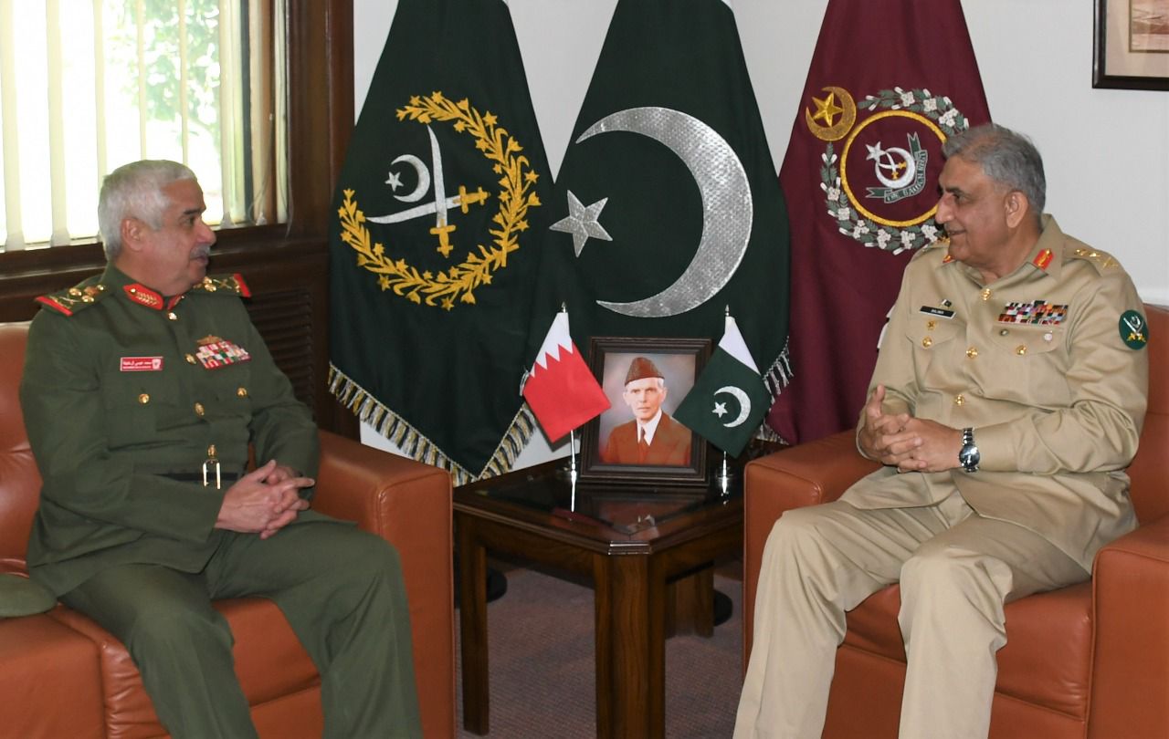 COAS Gen Bajwa, Commander National Guard of Bahrain discuss bilateral cooperation
