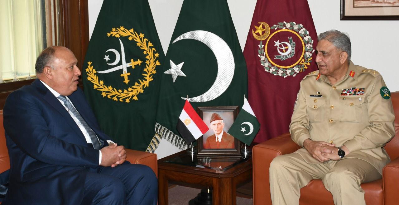 Foreign Ministers of Egypt, Uzbekistan meet COAS Gen Bajwa, discuss bilateral cooperation