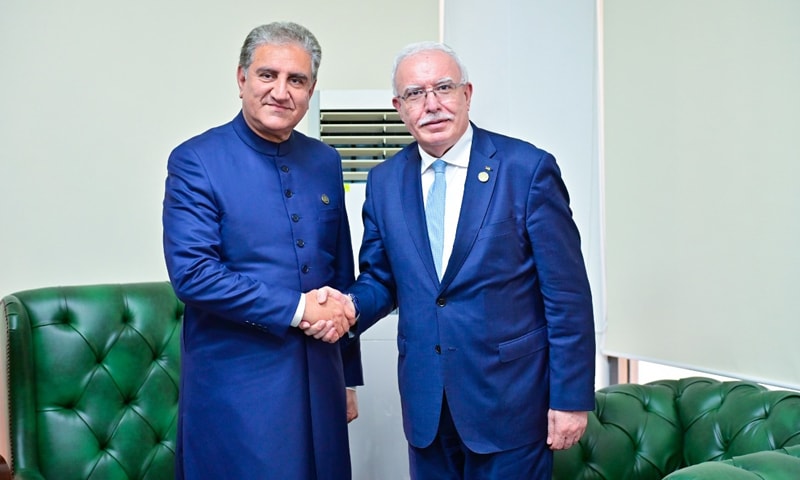 FM Qureshi assures Palestinian counterpart of Pakistan's support in struggle for rights