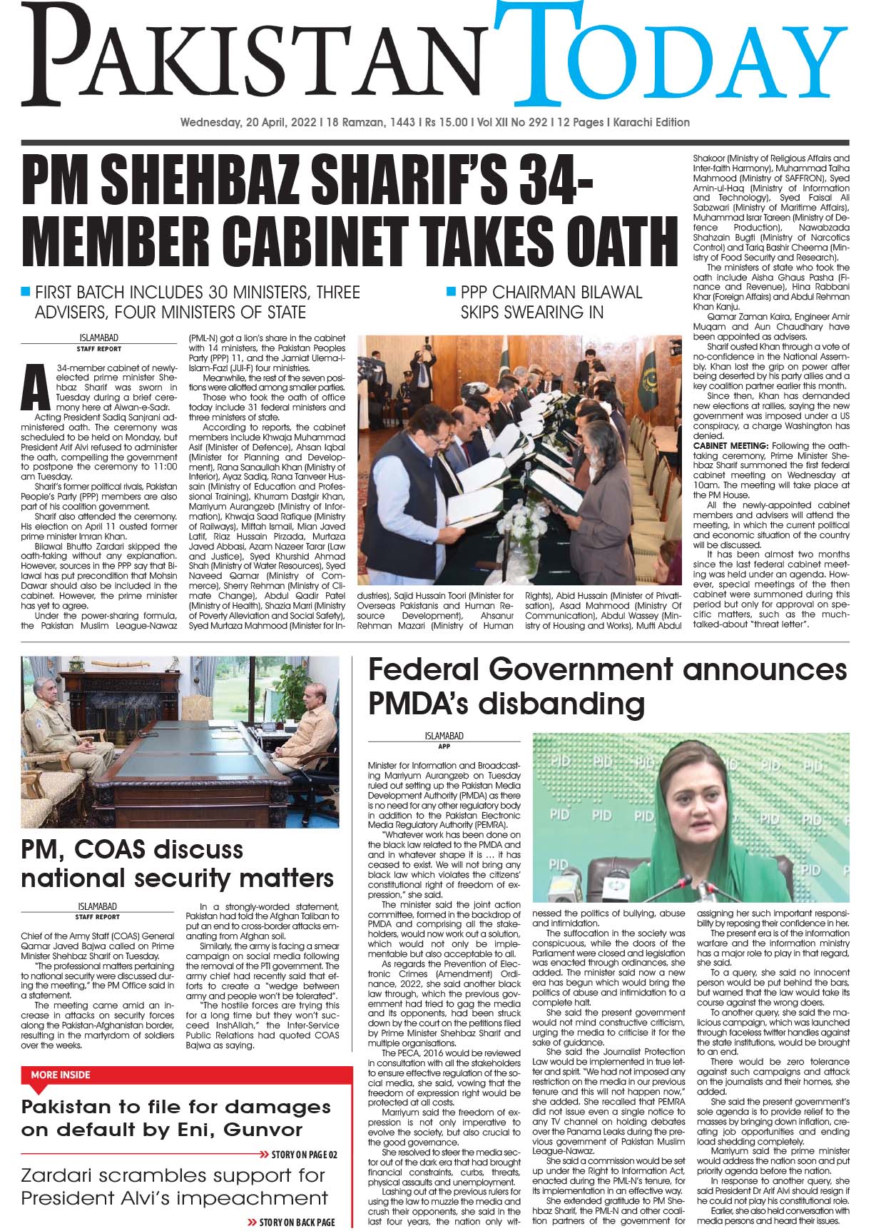 Epaper – April 20-2022 KHI