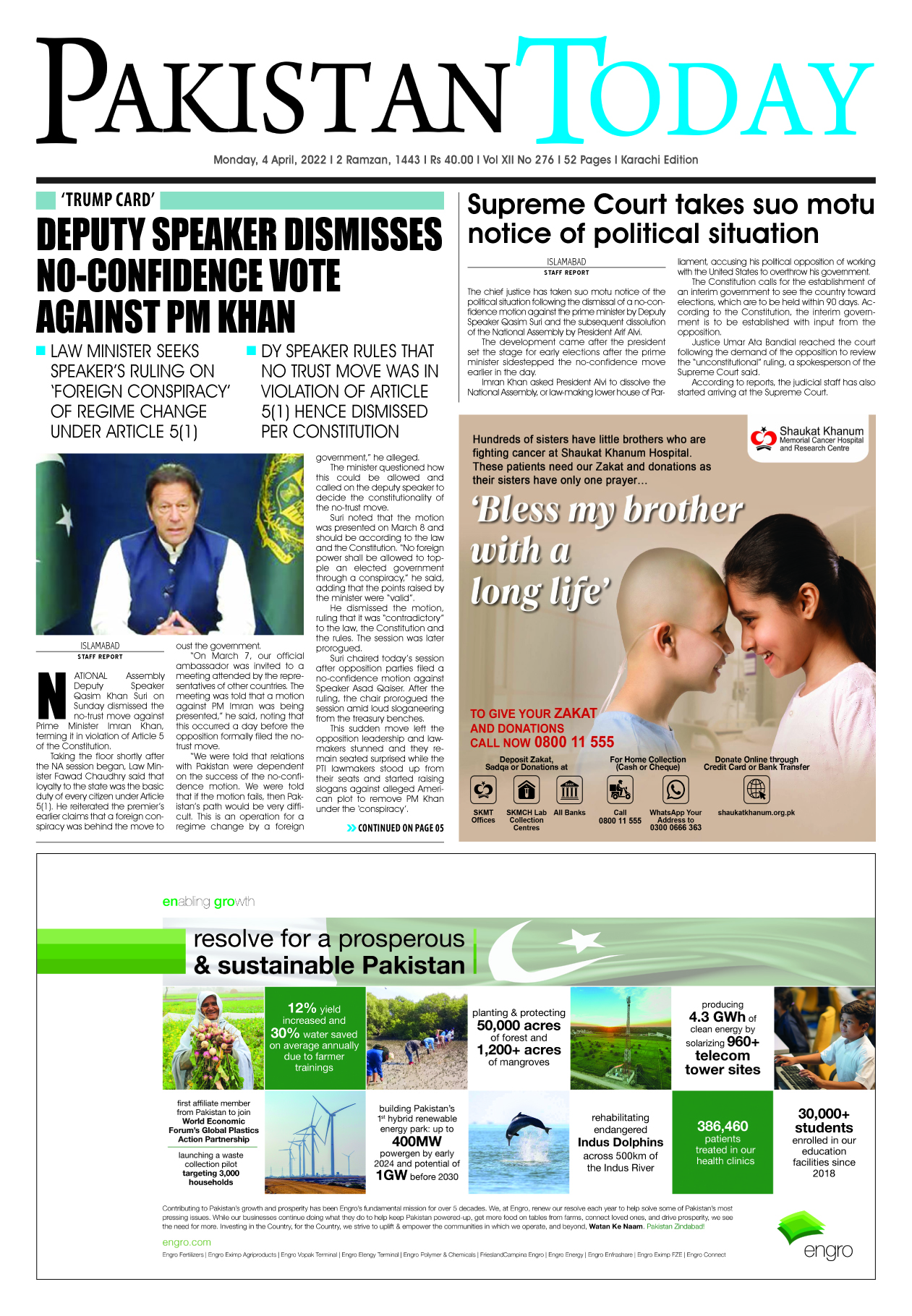 Epaper – April 4-2022 KHI