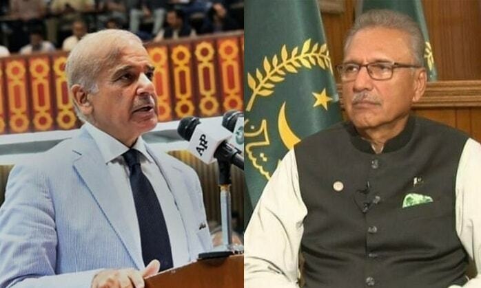 PM Shehbaz meets President Dr Arif Alvi