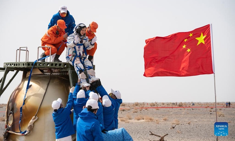 Chinese astronauts return safely to Earth after record six months in orbit