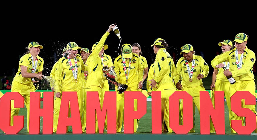 Australia, led by Healy's 170, beat England to win World Cup