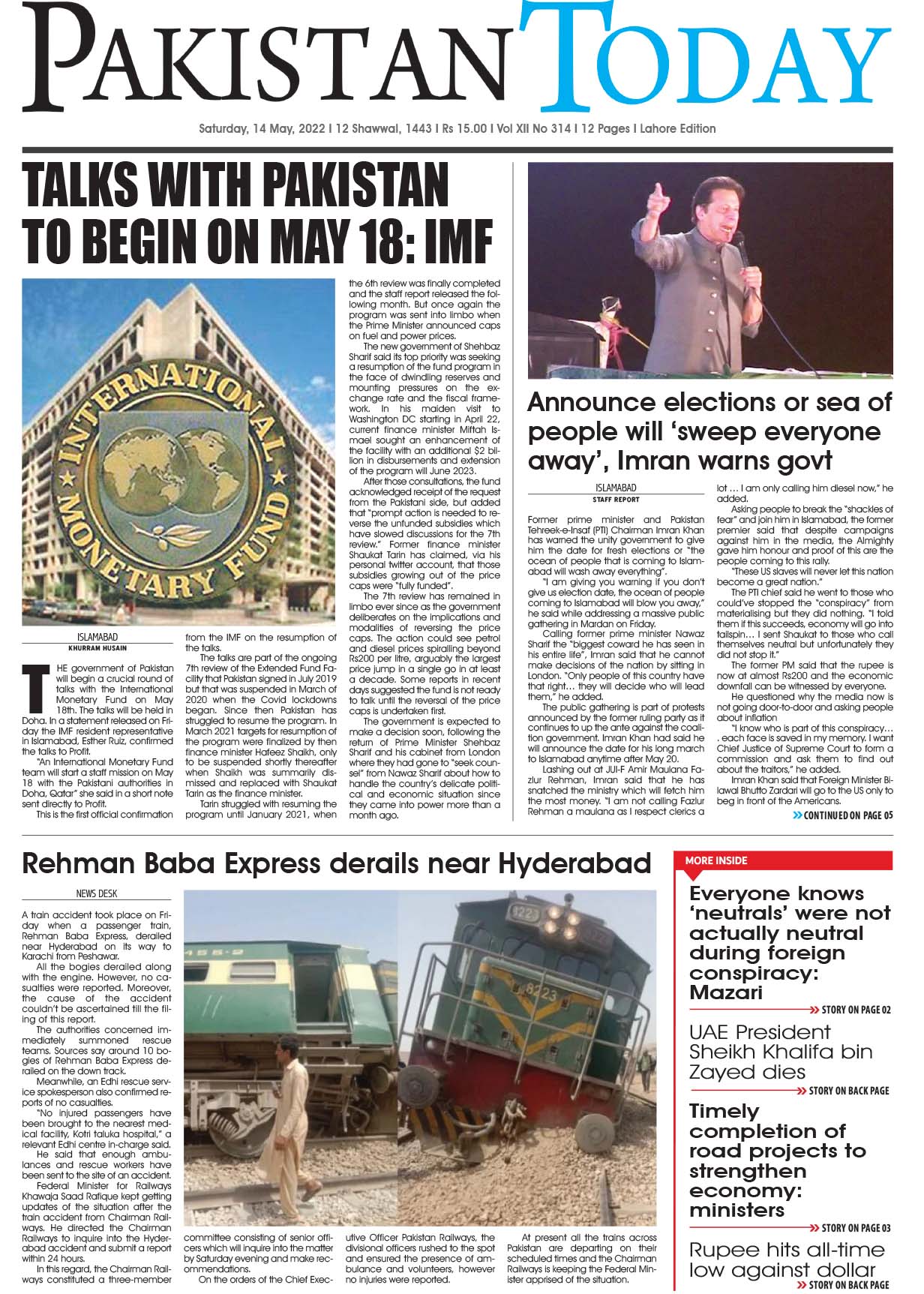 Epaper – May 14-2022 LHR