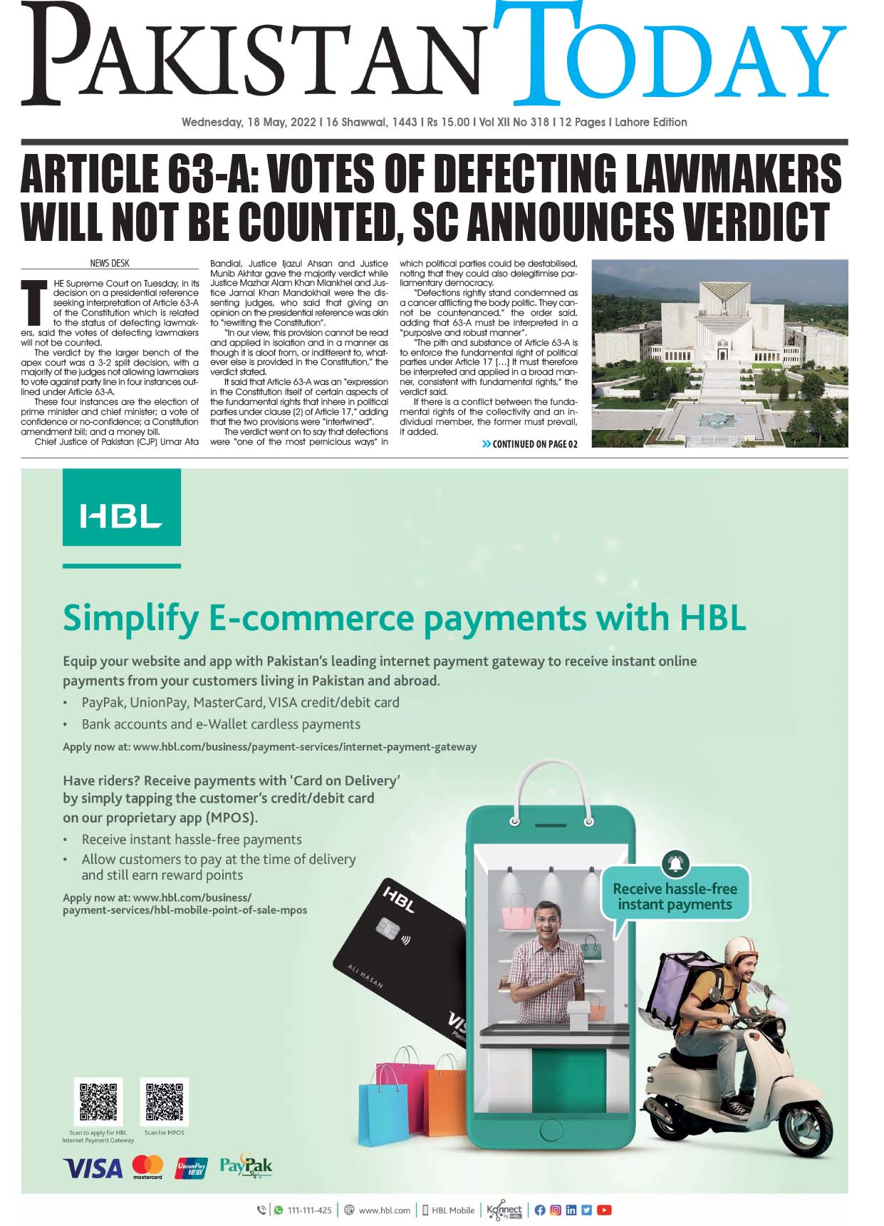Epaper – May 18-2022 LHR