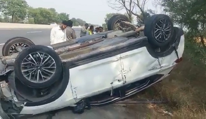 Shahbaz Gill injured in car crash on motorway